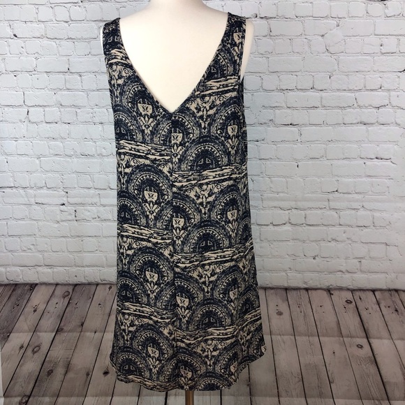 Painted Threads Blck&Tan Sleeveless Tunic Top Sz L - Picture 2 of 5